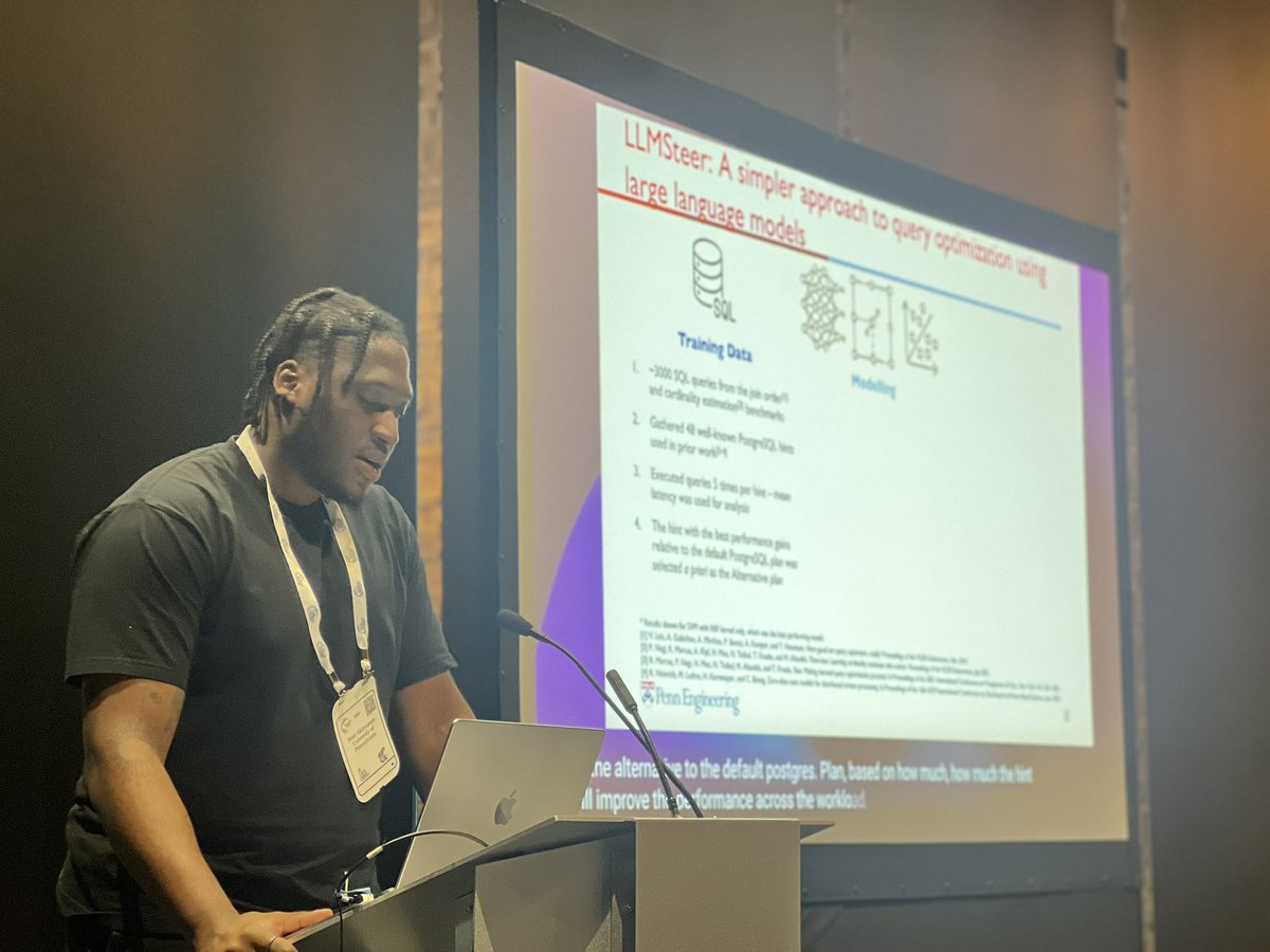 MimeeXu's tweet image. #MLforSystems

Works in progress! Our spotlights:

Ask LLMs to transform the code, LLMs for optimizing queries, and using agents to do ninja programming optimization 

Accepted papers: mlforsystems.org/accepted_paper…