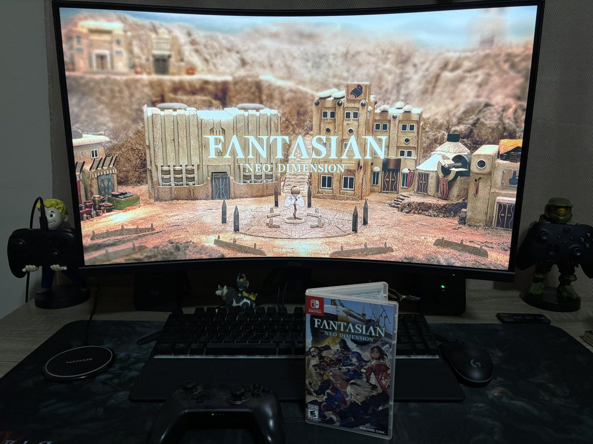 Relic_cileR's tweet photo. I want to thank the person who didn’t pick up their preorder copy from GameStop! (10 days late!) Target acquired!
#LastCopy
#NintendoSwitch ❤️
#FantasianNeoDimension https://t.co/t5fIfZphBu