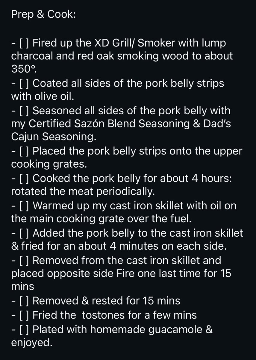 DadsSeasonings's tweet image. Chicharron - smoked and fried #porkbelly by my friend certified.creole.bbq on Instagram. James delivers great #bbq He’s selling some Cajun Beef Jerky. DM him on Instagram ❤️‍🔥🔥👀 @certified_ccbbq