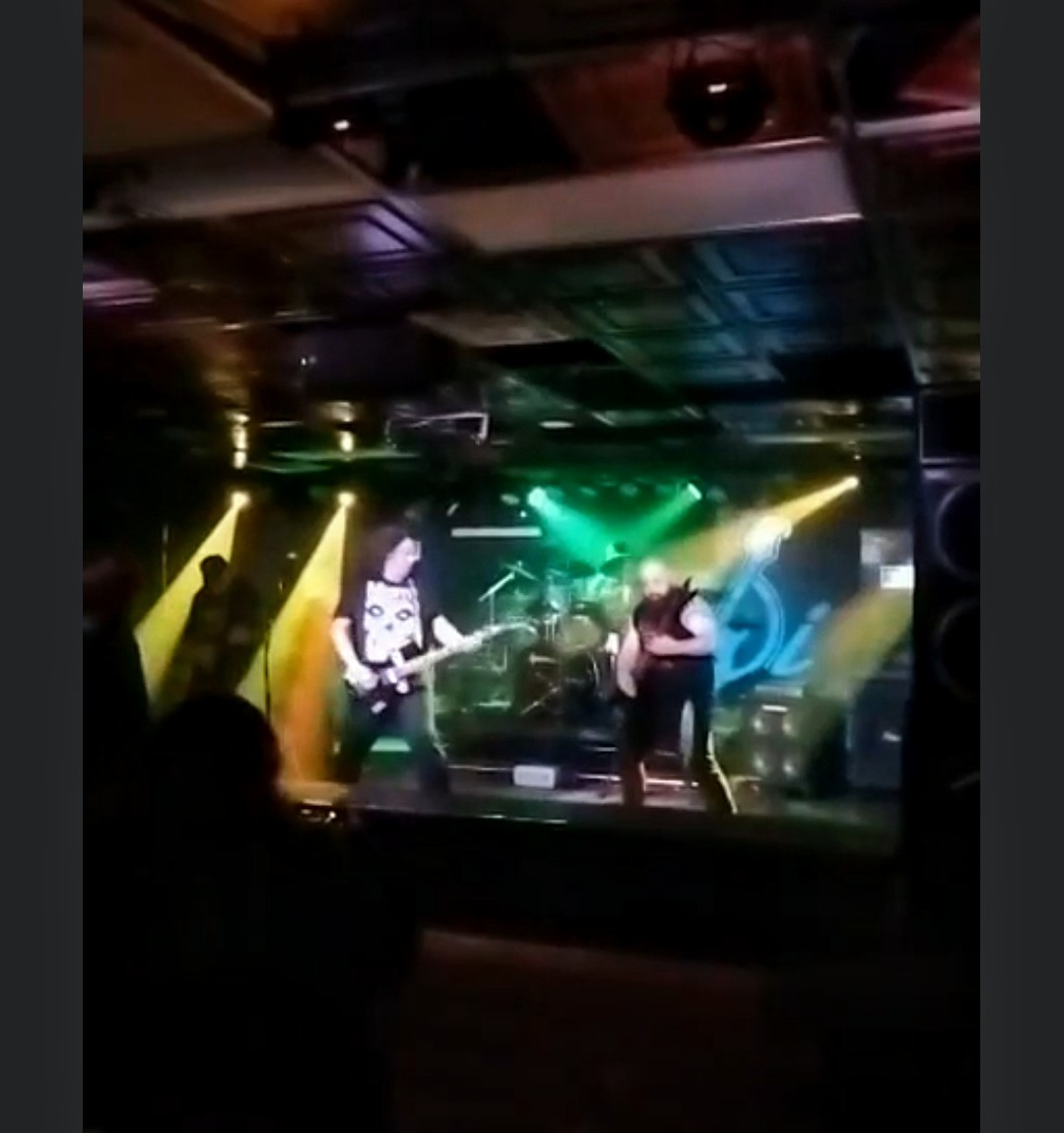 POSTMORTEM213's tweet photo. SLÄYTÄNIC WËHRMÄCHTS Georgia Metal Alliance Int'l HMC Illinois Chapter Support Thank you so much for having us and jamming out some fucking SLAYERRRRRR for a good cause. ILDM: Illinois Death Militia thank you for your support much luv man. Rebel Rob thank you for the intro🤘✊️ https://t.co/HIBNAYwLyw