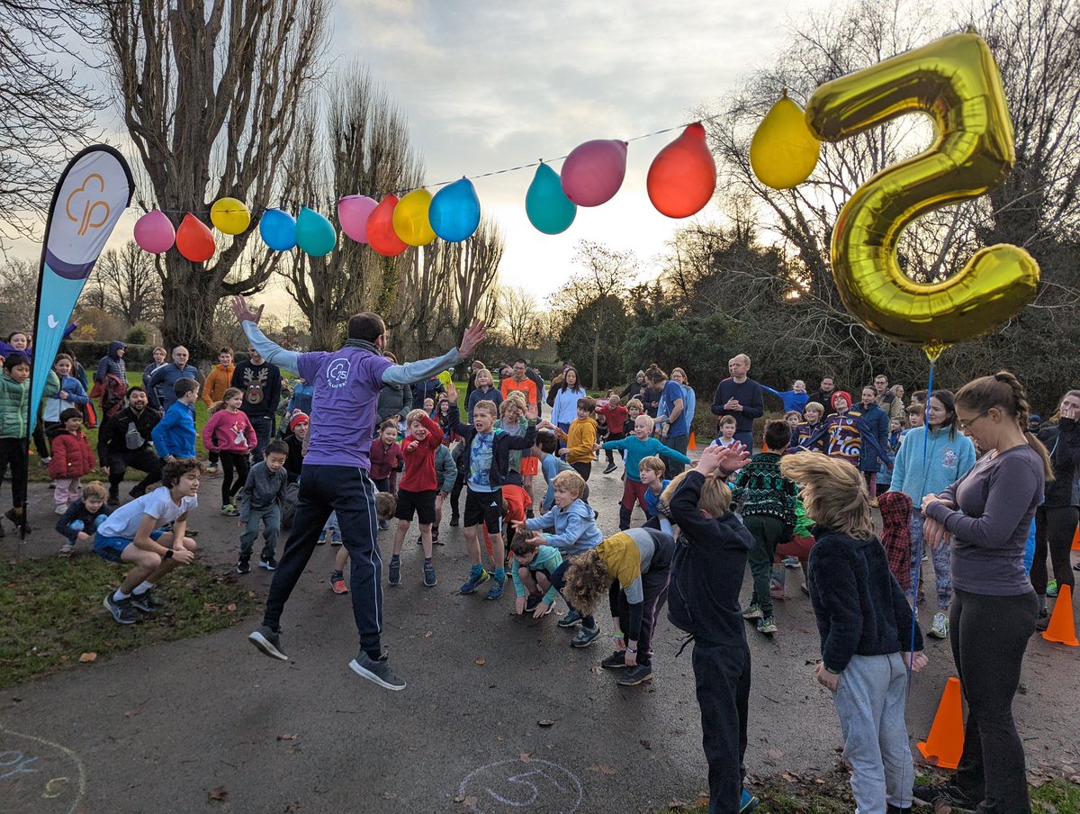 𝗧𝗼𝗱𝗮𝘆 𝘄𝗲 𝗰𝗲𝗹𝗲𝗯𝗿𝗮𝘁𝗲𝗱 𝗼𝘂𝗿 𝟱𝘁𝗵 𝗕𝗶𝗿𝘁𝗵𝗱𝗮𝘆! What an incredible morning - Thanks to everyone who’s been part of the magnificent journey so far 🎈 #parkrun #juniorparkrun #loveparkrun <a href="/parkrunUK/">parkrun UK</a>