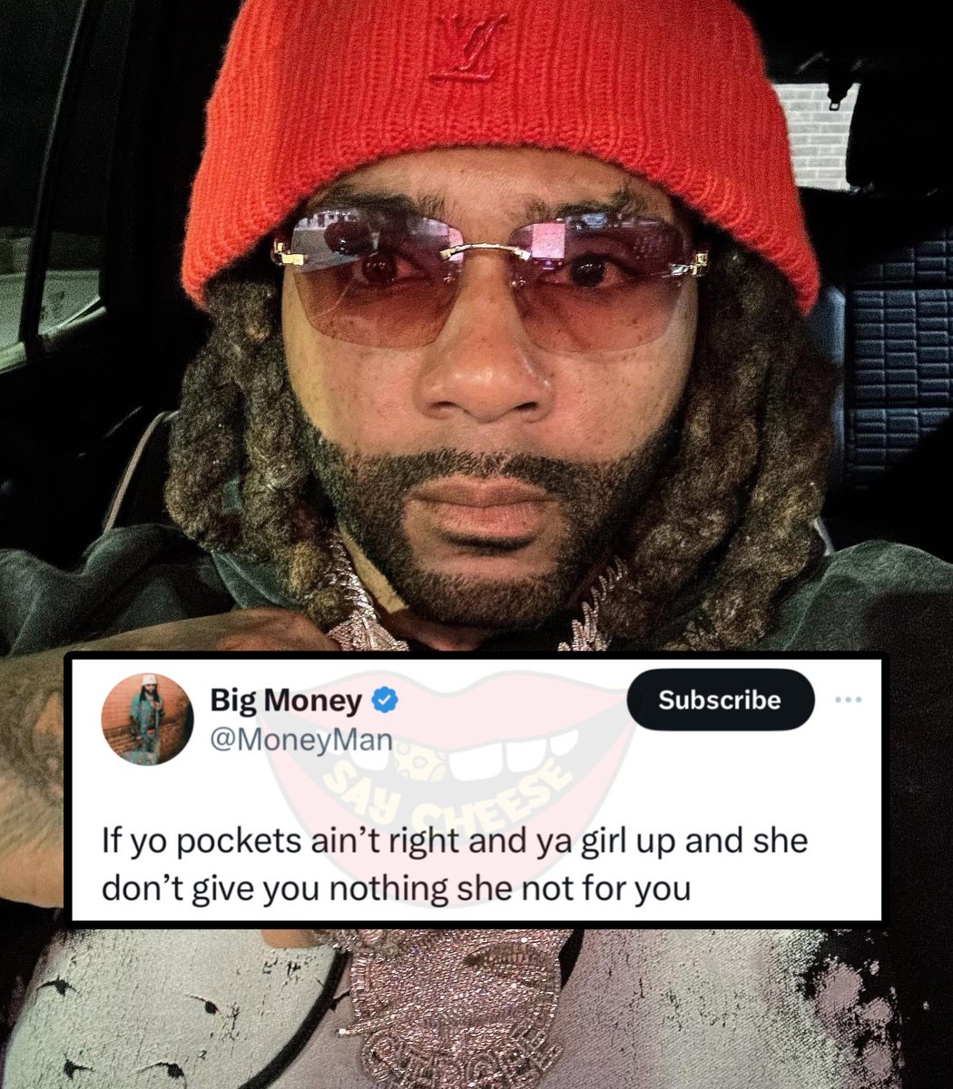 Money Man says if your girl doesn't give you money when your money is not right, she's not for you