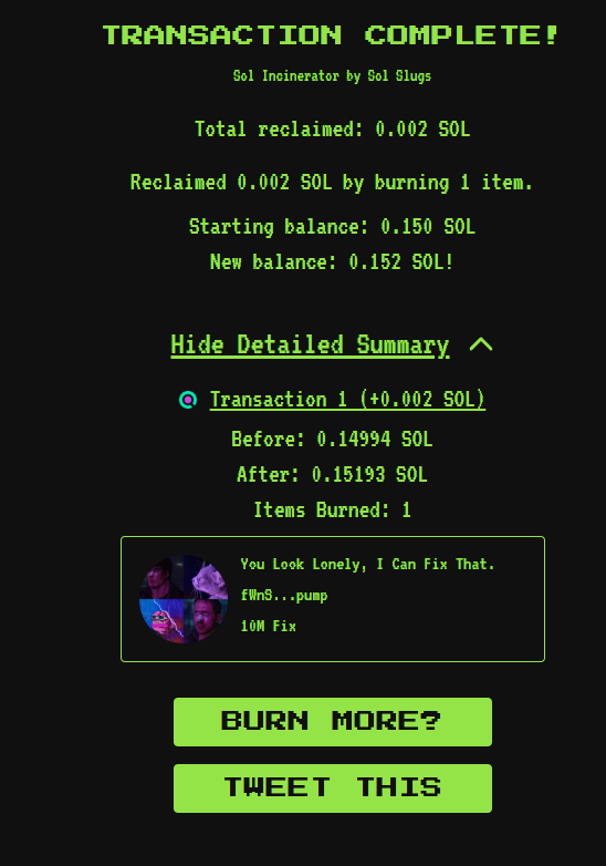 FixOnSolana's tweet photo. Bonded
to celebrate 
2nd 10 million burn
$fix is a cult

https://t.co/yIHldiGbzV https://t.co/5HXXjKn5AP