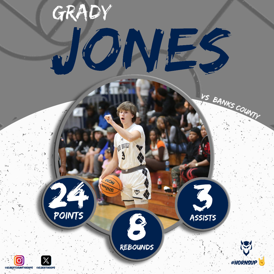 elberthoops's tweet photo. Full stats from the contest against Banks County.

Jones 24p8r3a
Gray 14p11r1a (double double)
Brown 10p4r4a1s
Adams 10p1r1a
Morrison 5p2r3a1s
Mattox 5p3r1a
Willis 2p4r1a2s
N. Rambert 2p
A. Rucker 1r2a1s

#HornsUp🤘 #BringTheHEAT🔥 https://t.co/P2cIHHUzEQ