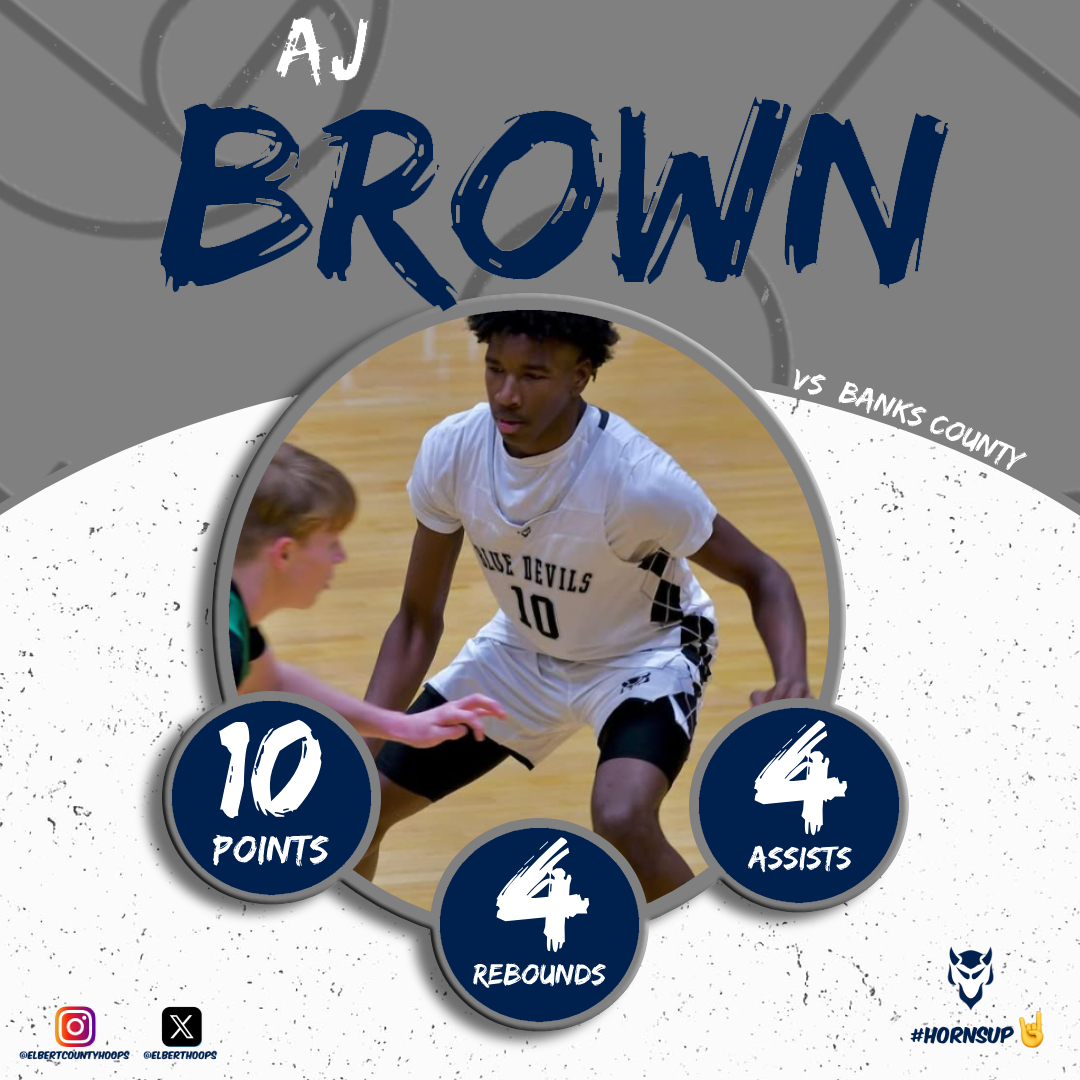 elberthoops's tweet photo. Full stats from the contest against Banks County.

Jones 24p8r3a
Gray 14p11r1a (double double)
Brown 10p4r4a1s
Adams 10p1r1a
Morrison 5p2r3a1s
Mattox 5p3r1a
Willis 2p4r1a2s
N. Rambert 2p
A. Rucker 1r2a1s

#HornsUp🤘 #BringTheHEAT🔥 https://t.co/P2cIHHUzEQ