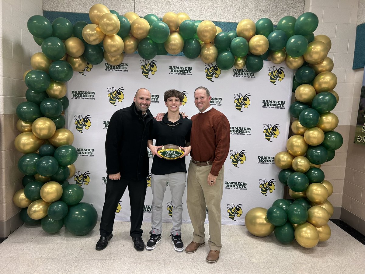 Chace Richardson (@ccblitz_) on Twitter photo End of season banquet. Back2Back defensive POY! Thank you to all of my coaches and congrats to my brothers for getting noticed at their positions. AGTG❤️🙏
<a href="/DmassFootball/">Damascus Football</a> <a href="/CoachEagleson/">Robert Eagleson</a> <a href="/Beebo42/">Lamarcus Brutus</a> End of season banquet. Back2Back defensive POY! Thank you to all of my coaches and congrats to my brothers for getting noticed at their positions. AGTG❤️🙏
<a href="/DmassFootball/">Damascus Football</a> <a href="/CoachEagleson/">Robert Eagleson</a> <a href="/Beebo42/">Lamarcus Brutus</a>