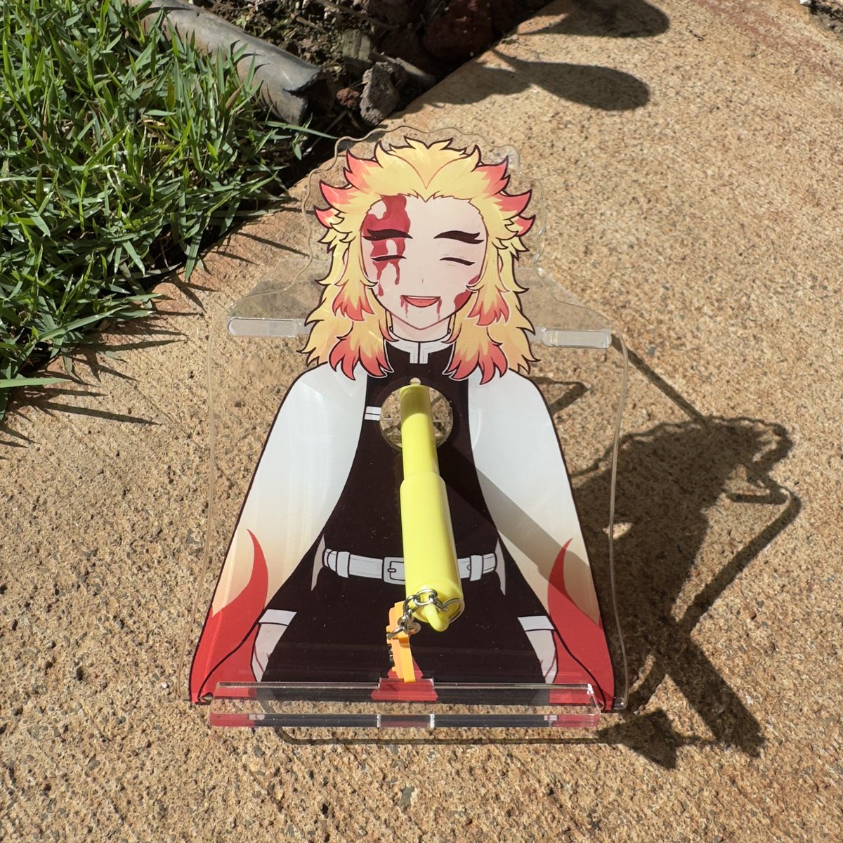 chikaseii's tweet photo. Set your heart ablaze 🔥

..or erm set your pen in him as a phone/pen standee!! 

#rengoku #DemonSlayer #kimetsunoyaiba https://t.co/67bFYF1l1b