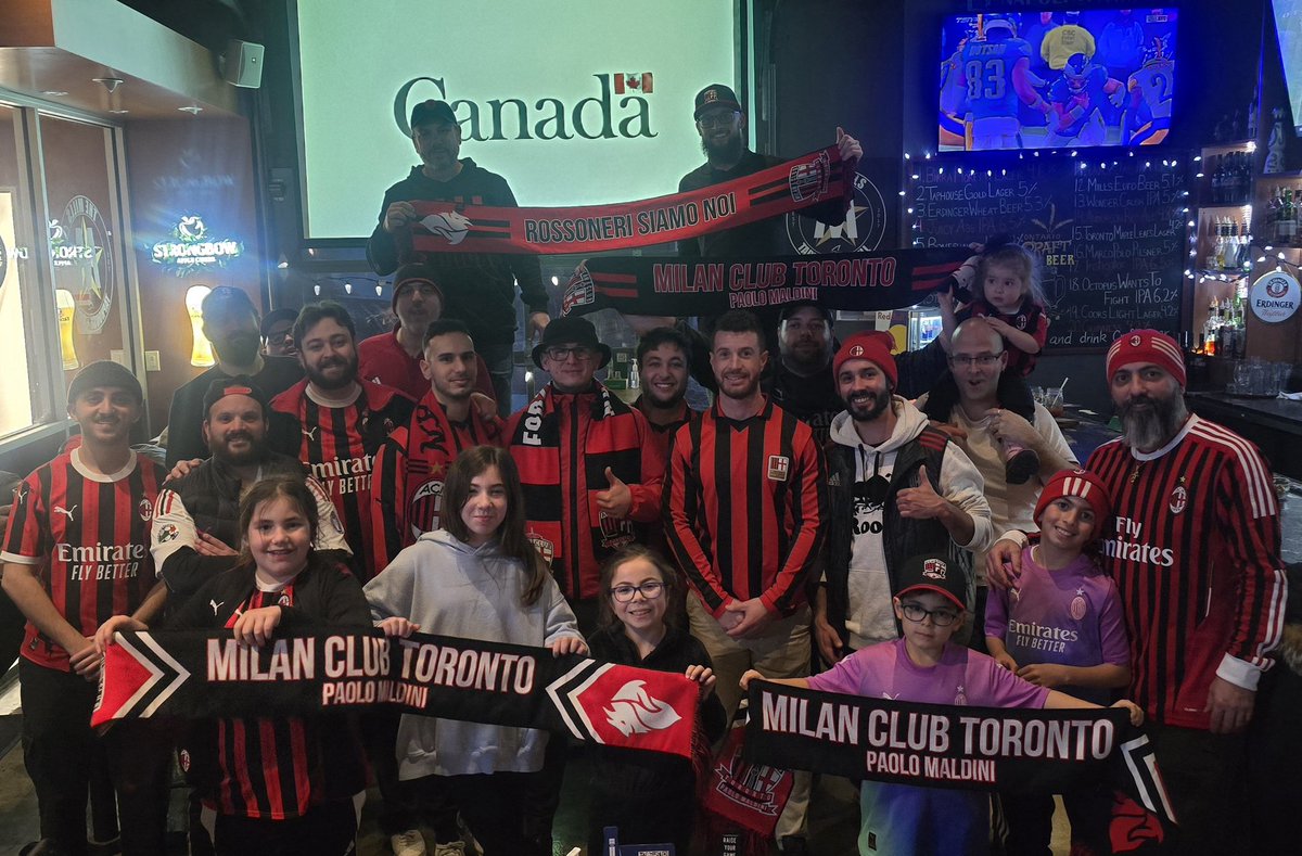 Regardless of the result, we value your loyalty. Thanks to this excellent group of individuals for participating, comprising new and familiar faces alike. ❤️🖤  #ForzaMilan #SempreMilan