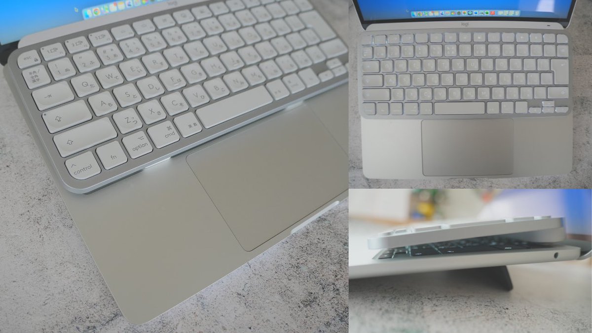 wh_maker's tweet photo. 「キーボードonキーボード？」
ノートPCを
お好きなキーボードを使うスタイル！

お家や外出先で、
変態的な
キーボードの使い方してみたくないですか？

『尊師スタイル』っていうんです！

詳しくは👇
https://t.co/NYWhQa4GHe

#尊師スタイル
 #mxkeysmini
#lofteeflolite
#タイプスティックス https://t.co/W3SSONrZzJ
