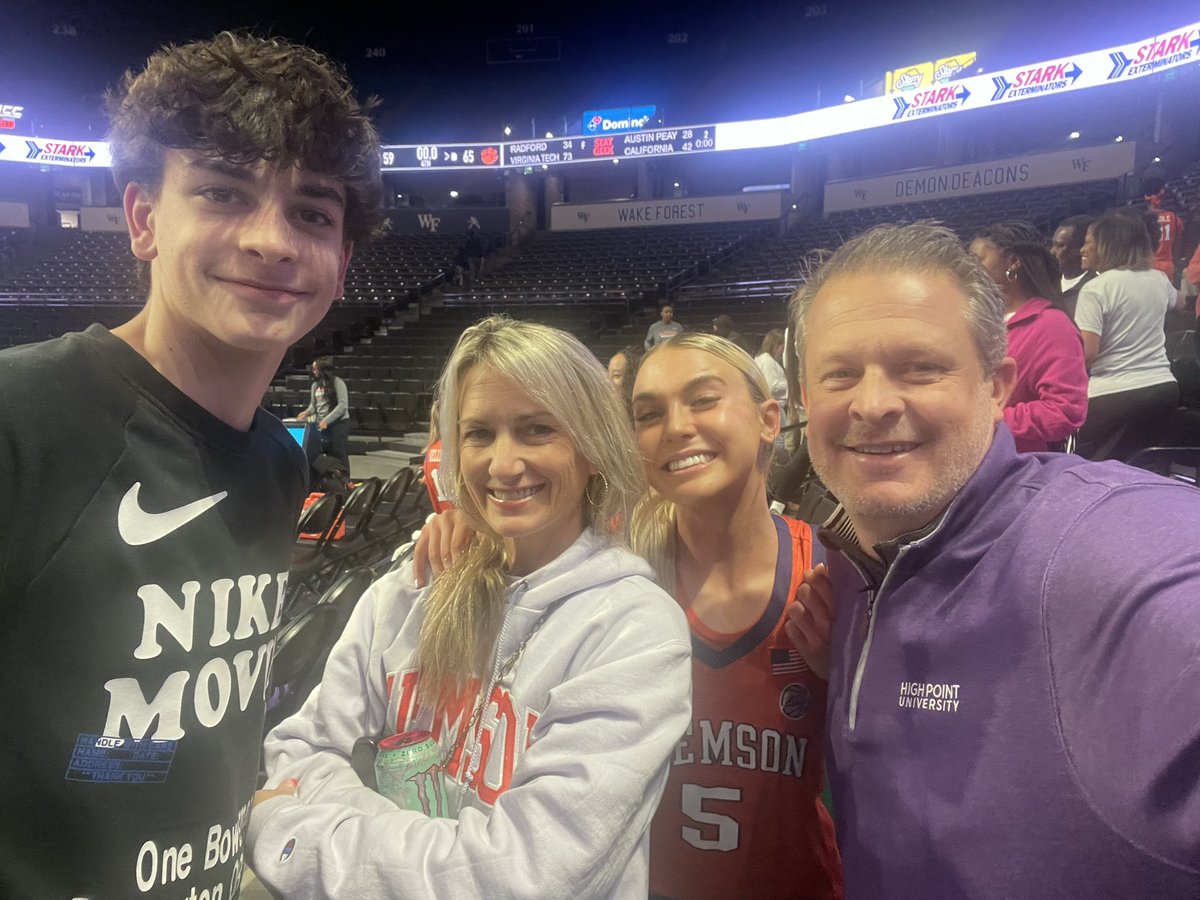 Steve_Denny2's tweet photo. Thad and I had the pleasure of watching family friend and former TMA Eagle @hanko35 play against WF tonight. Hannah Kohn went 4-9 from 3 to help get the win! https://t.co/uVWTuYleWg