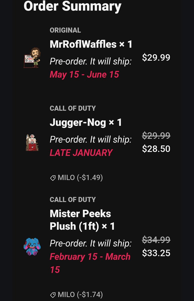 PsychoNny's tweet photo. Absolutely stoked to have pre-ordered the @MrRoflWaffles figure! Along with some other cool items!!! Can't wait for them to arrive! https://t.co/vXg4B2gNiM