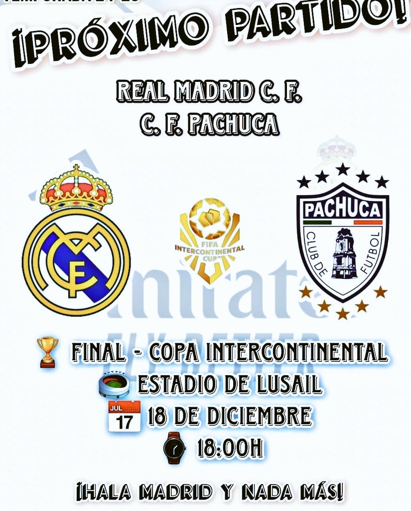 mariavsl5's tweet photo. #Madridistas la porra la mía es
3 & 1 la vuestra os leo 👀 los Acertantes serán mencionados 🧾#followup #followbackplease
#FolloForFolloBack #followus https://t.co/5FmNW5586X