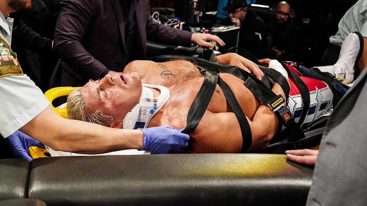 BREAKING: Earlier today it was confirmed that <a href="/CodyRhodes/">Cody Rhodes</a> suffered cervical swelling and was kept overnight at a local hospital for observation. While X-Rays were negative for a fracture, Rhodes has been officially diagnosed with axial compression of the cervical spine, as well