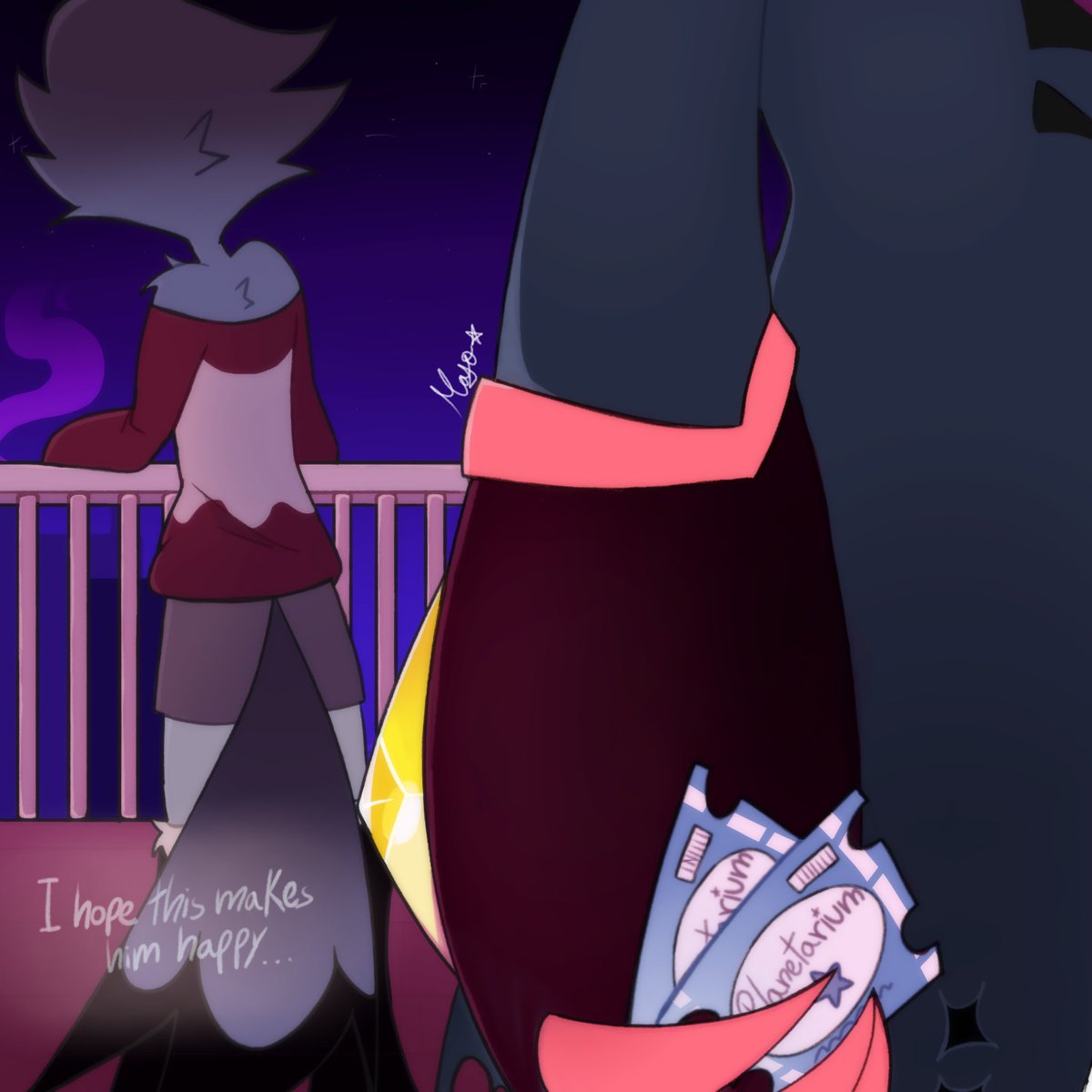 n01de4_'s tweet image. Random idea I had a couple of days ago 😭
#HelluvaBoss