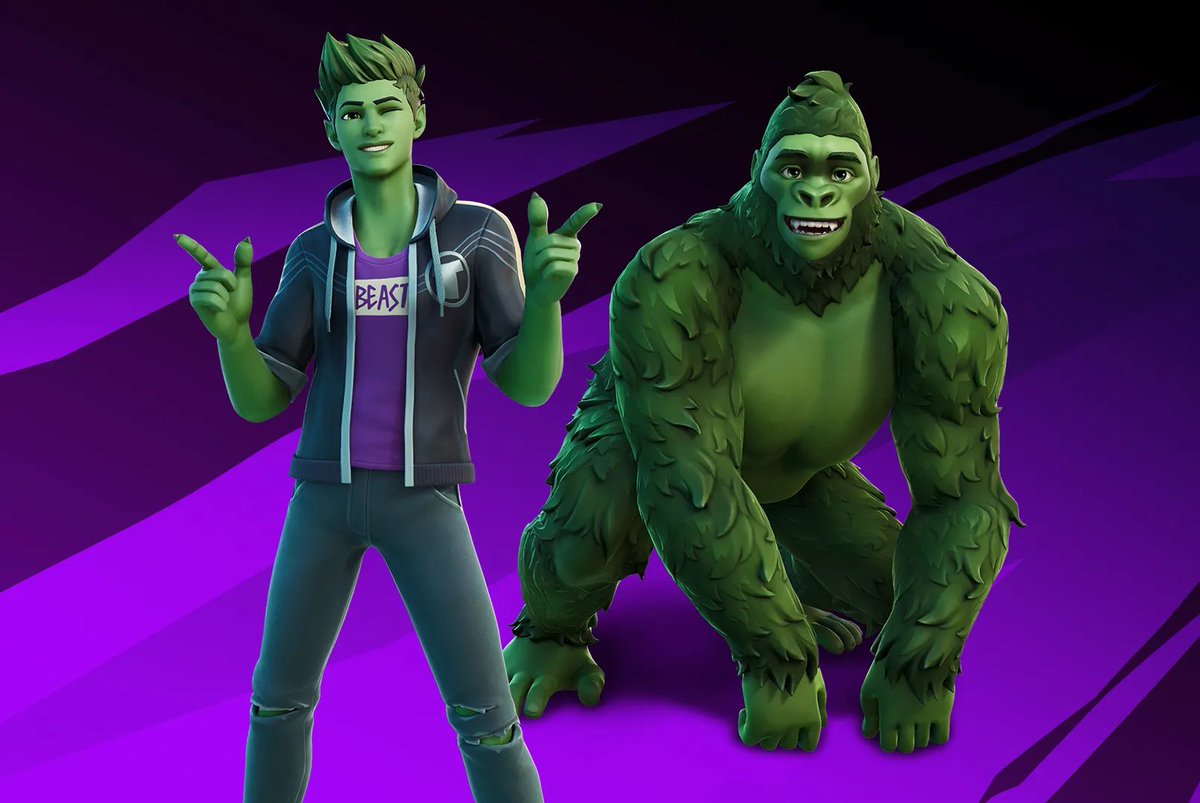 Beast Boy is back in the #Fortnite itemshop after over a year!

Use Code 'ShopRoyale' to support me ❤️ #EpicPartner