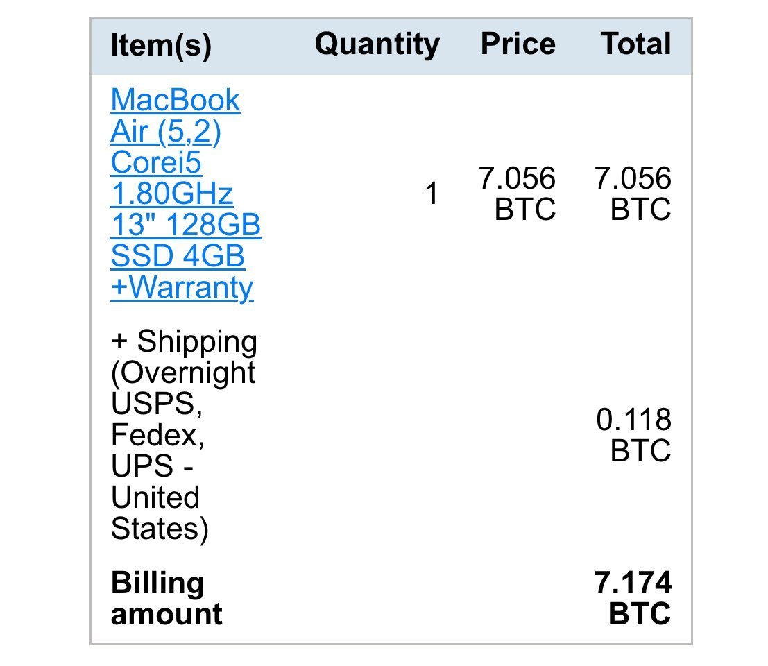 Can I return this for a refund in btc