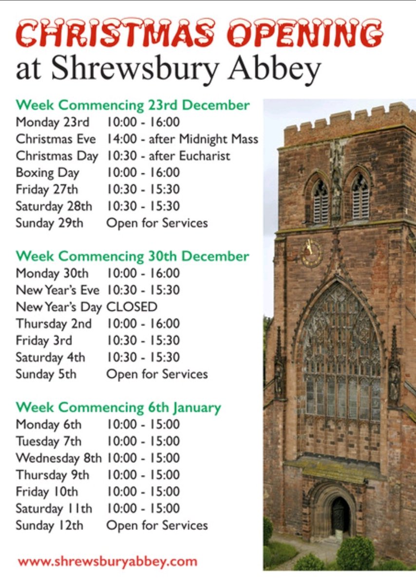 Opening times