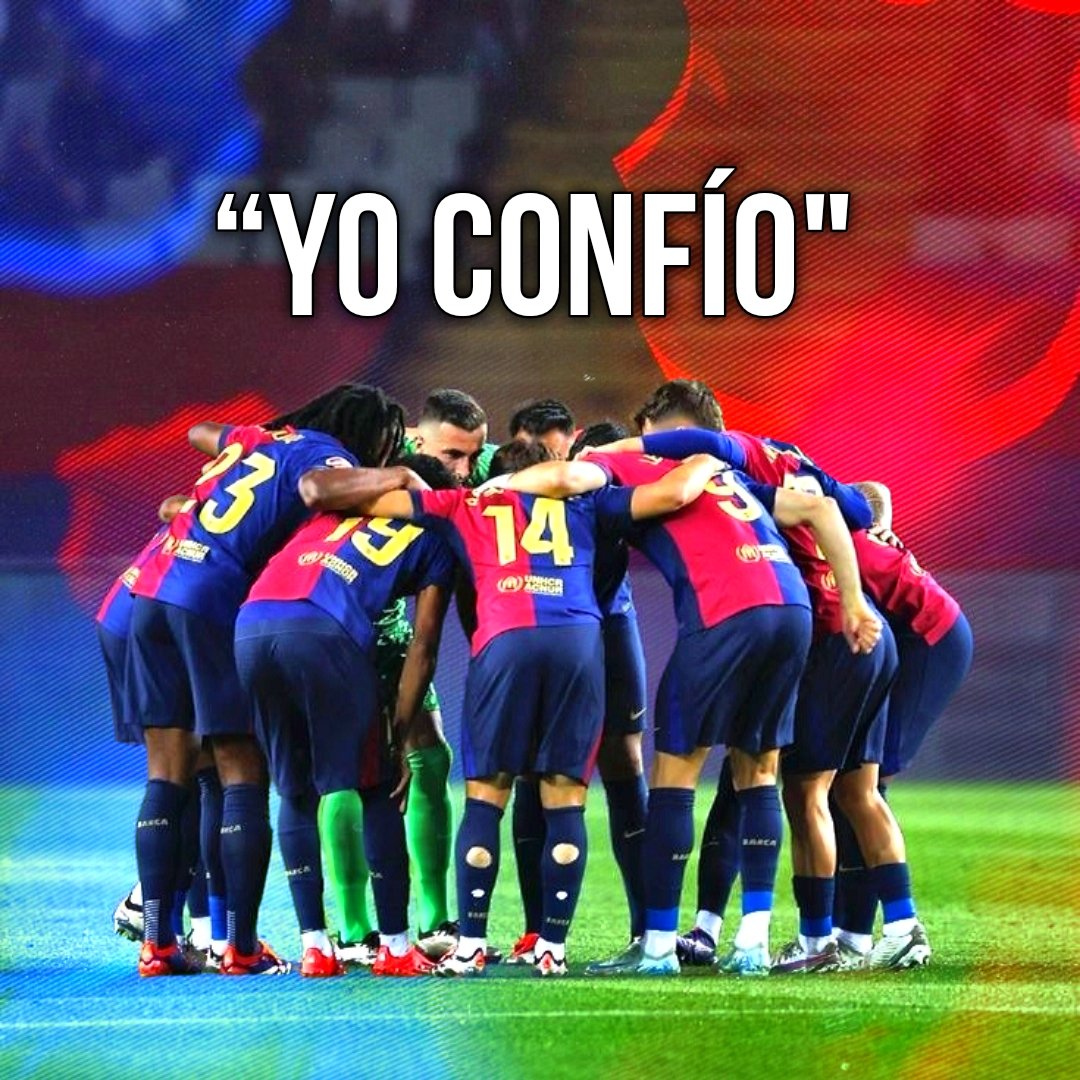 problaugrana's tweet photo. No digas nada, solo comenta: “Yo confío”. https://t.co/8hP2QrvWhf