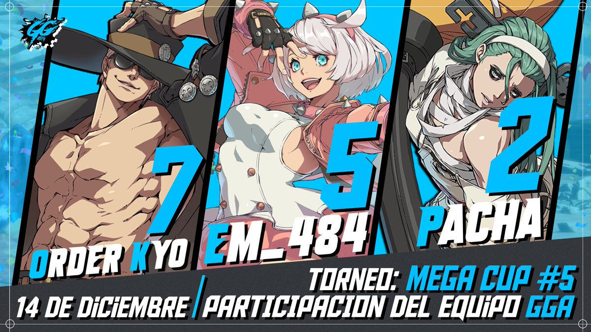 GearArgentina's tweet photo. 💪 ¡Queremos felicitar a nuestros queridos jugadores @Order_Kyo @Em_484z y @PACHA_47 por sus recientes TOP 7, 5 y 2! 🔥
⚔️ Sigan así queridos, siempre demuestren ese nivel que llevan en la sangre y siempre denlo todo! 💪
#FIGHTGGArg #LetsGoGGA 🖤💙🤍 https://t.co/WJ2Om3K9Ei