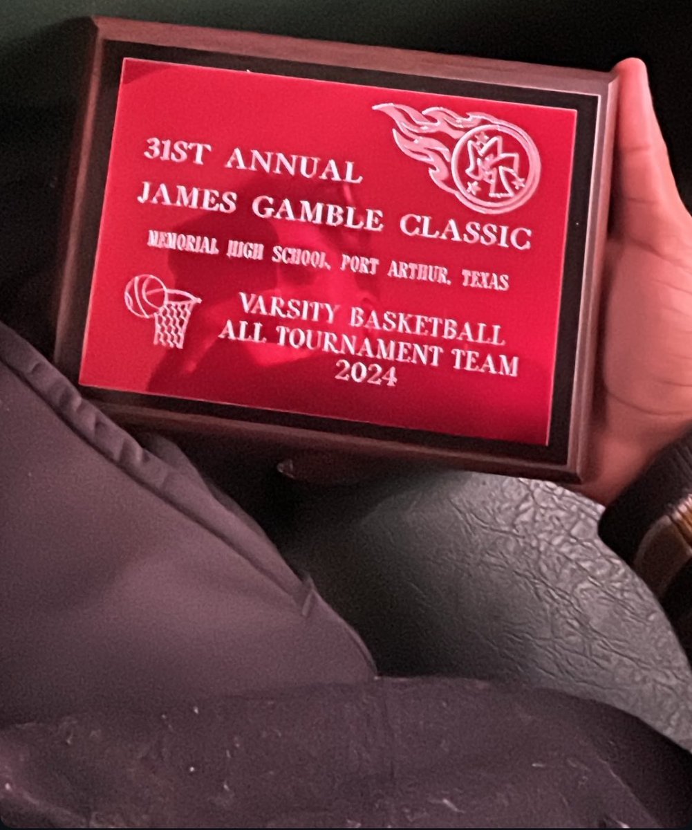 Made the “All Tournament Team” at the 31st Annual James Gamble Classic. Thanks to my teammates and coaches!