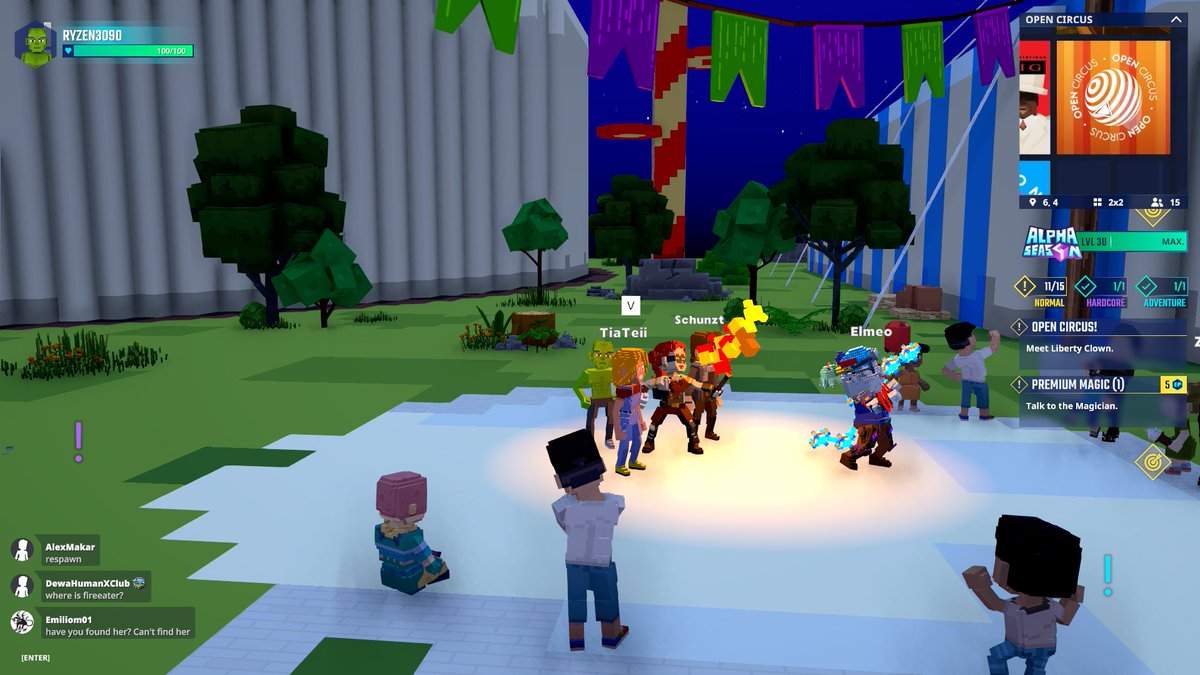 Moblytic's tweet photo. Watching Firebreather Sonia perform in Open Circus in @TheSandboxGame. Talk about playing with fire! 🔥🎪 https://t.co/8qM3JmBV3K #TheSandbox #AlphaSeason4 #AS4SocialChallenge https://t.co/A3FV5X548Q