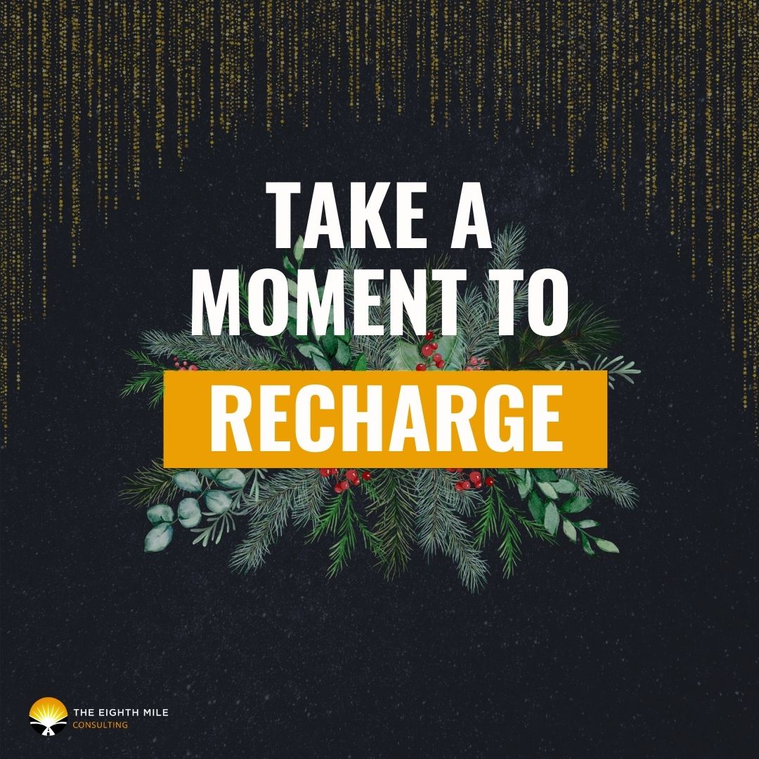 With the holiday season about to kick into full swing, it's important to take a moment for ourselves to recharge.

When we refuse to pause, the fallout is undeniable. 

#resilience #creativity #recharge #boundaries