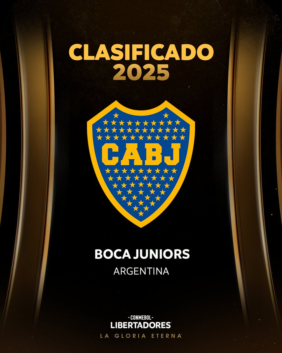 CONMEBOL Libertadores (@libertadores) on Twitter photo 🔵🟡 ¡Bienvenido de nuevo! <a href="/BocaJrsOficial/">Boca Juniors</a> vuelve a la CONMEBOL #Libertadores: jugará la Copa 2025.
🏆 #GloriaEterna 🔵🟡 ¡Bienvenido de nuevo! <a href="/BocaJrsOficial/">Boca Juniors</a> vuelve a la CONMEBOL #Libertadores: jugará la Copa 2025.
🏆 #GloriaEterna