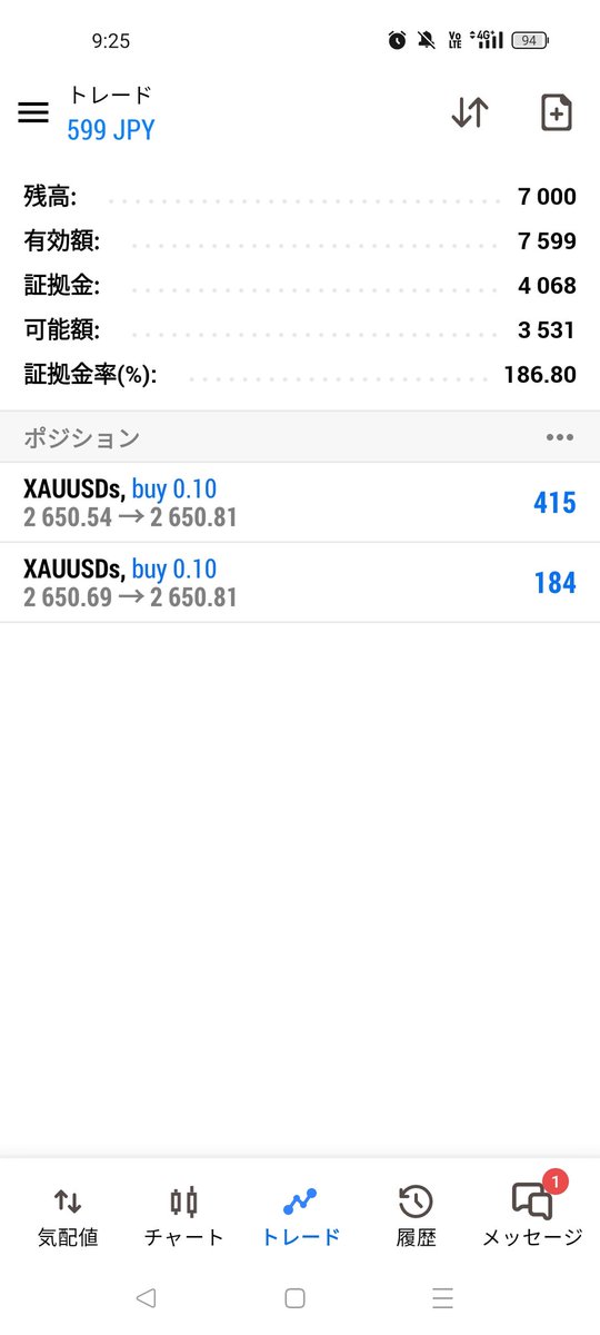 hanahana_FX's tweet image. XSのbitWalletのキャンペーンで7000円もろた。

今週これで頑張りやす。

 #XS
 #bitwallet