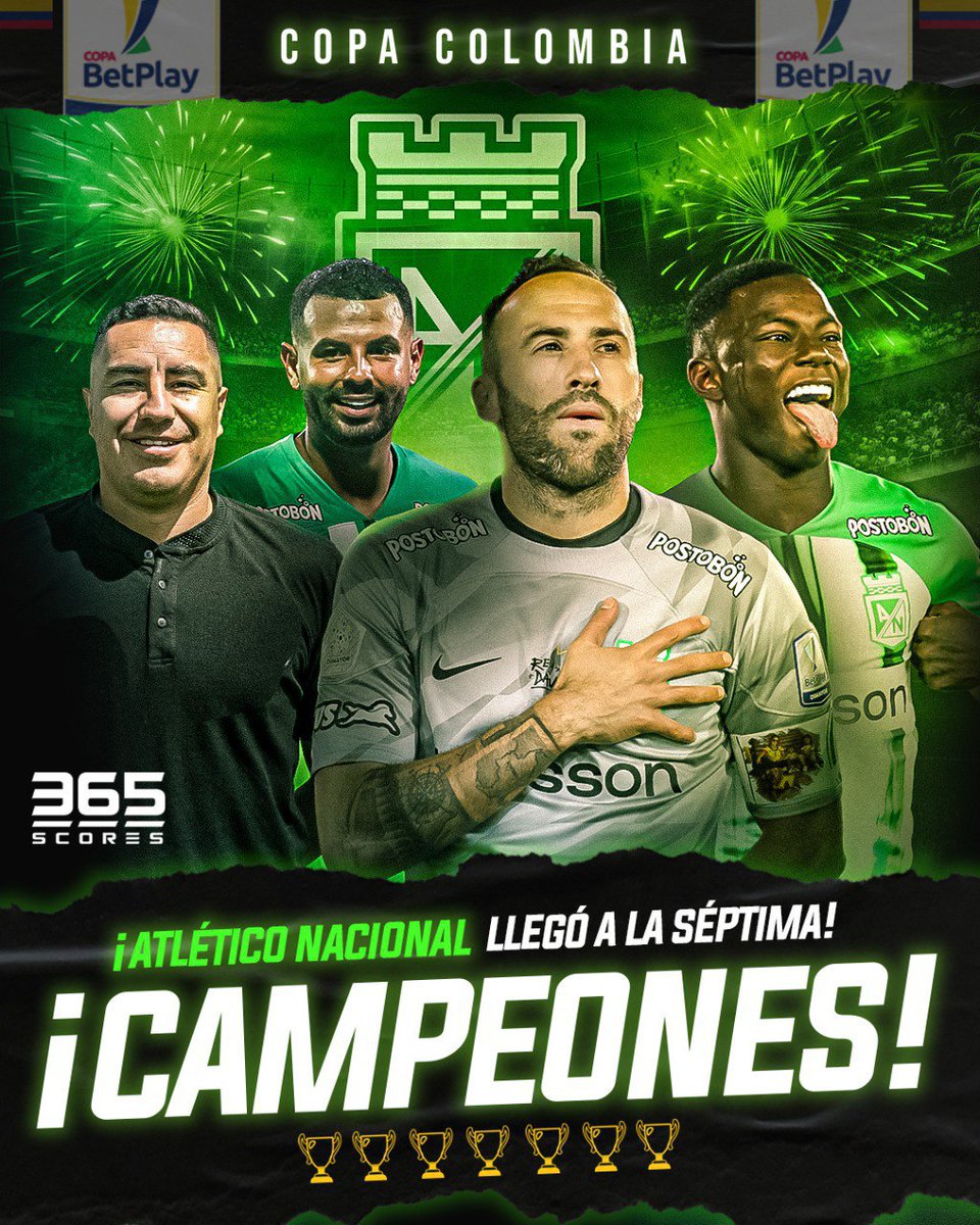 juandl84's tweet photo. ¡Atlético Nacional campeón! https://t.co/Q1dMmdv95b