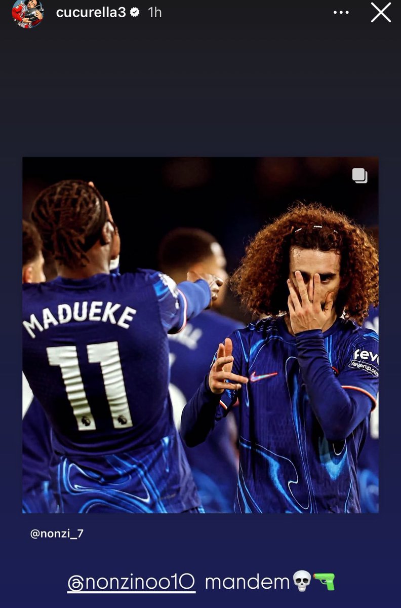CFCPys's tweet photo. Cucurella on Instagram : “Mandem” https://t.co/nb7R7HCJnx