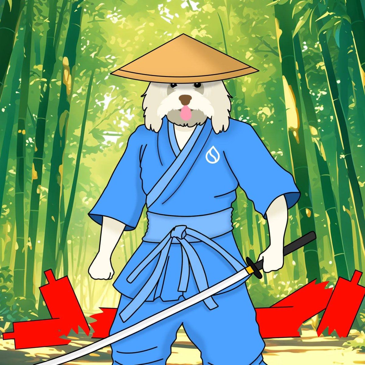 UniSuiCoin's tweet image. The dog of $SUI is coming for it all 🥷🐶