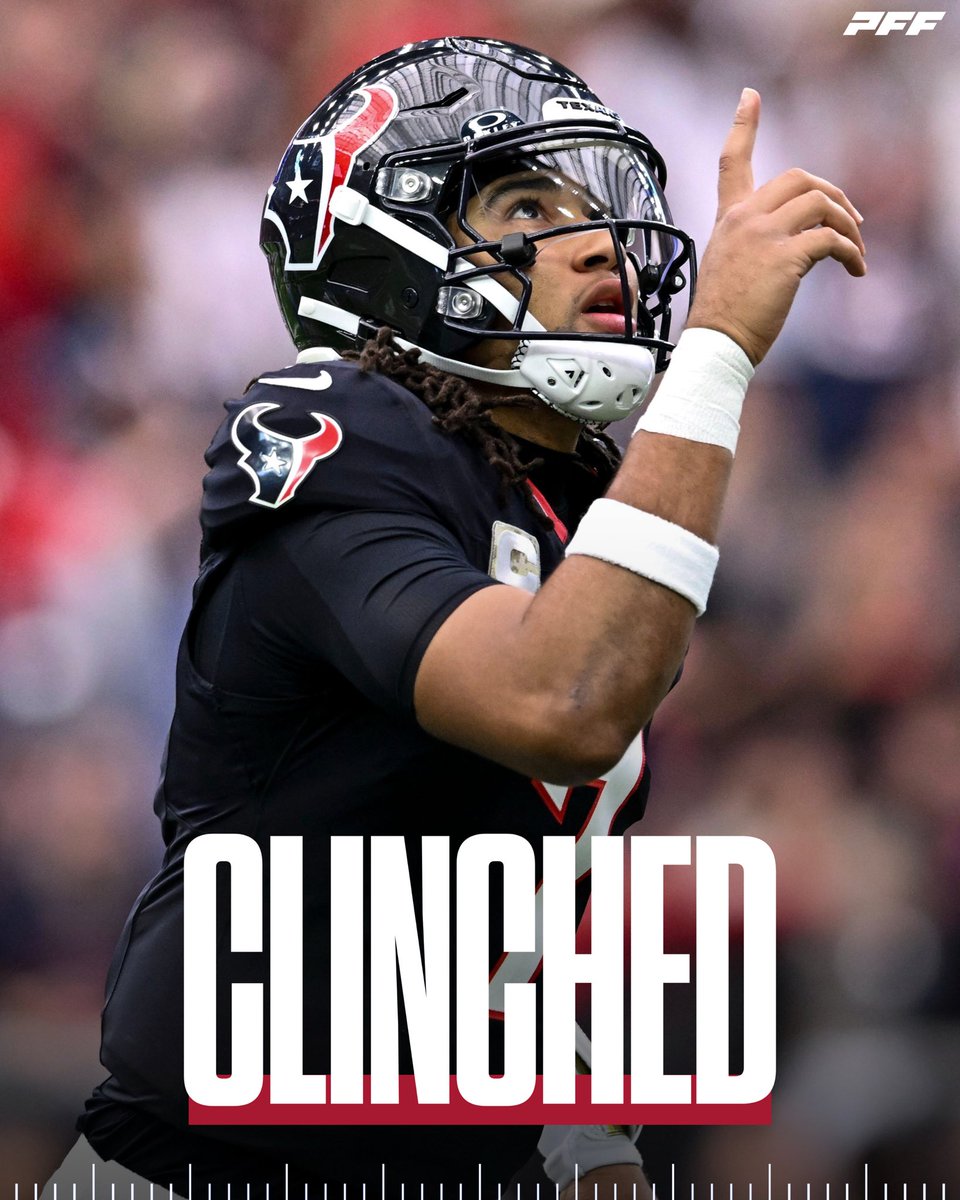 The Texans are AFC South champions for the second consecutive season 🏆