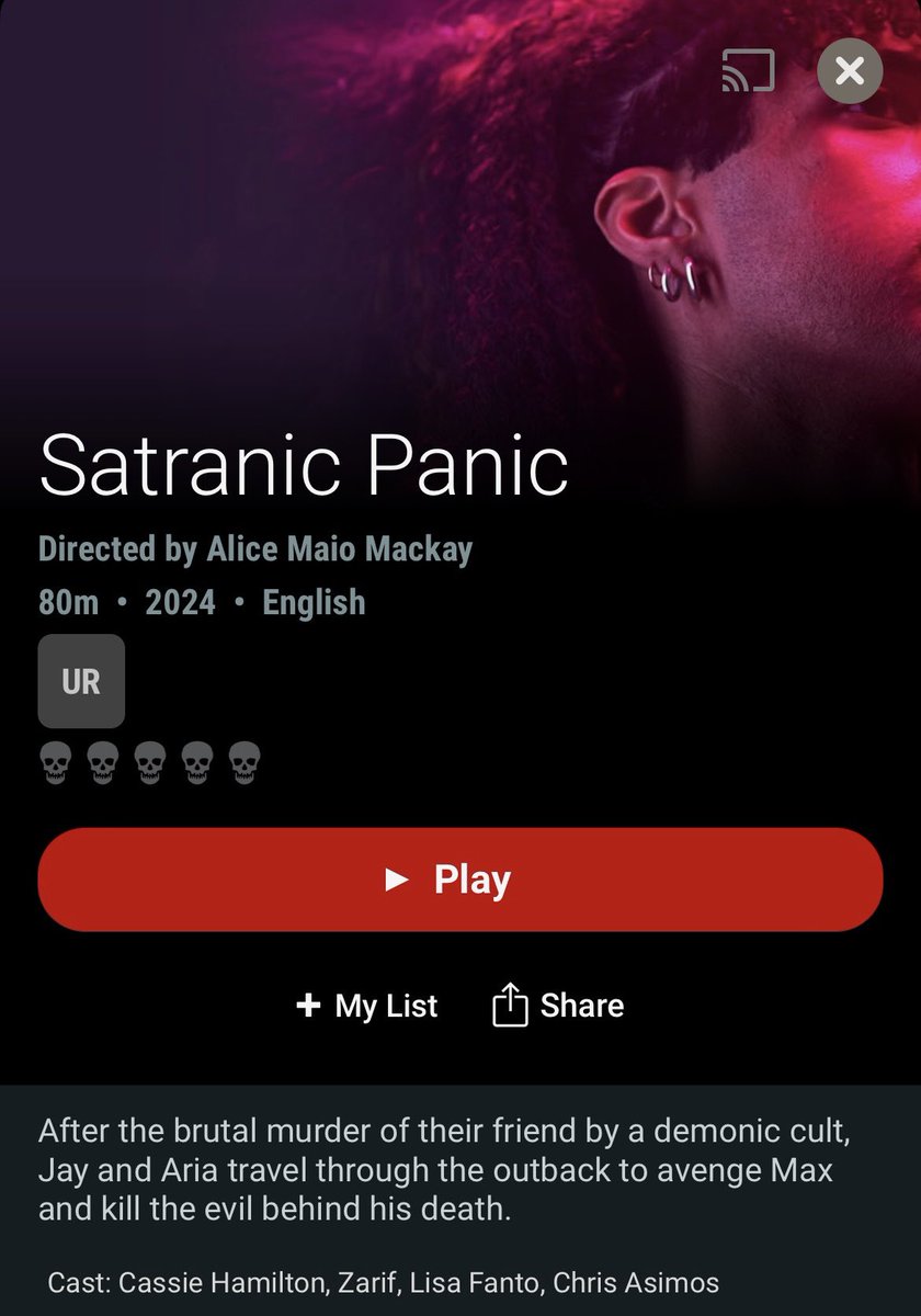 alicemaiomackay's tweet image. All 5 of my trans horror features are now streaming exclusively on @Shudder ~ all made for no money before I turned 20. Thank u to everyone for ur support🥹