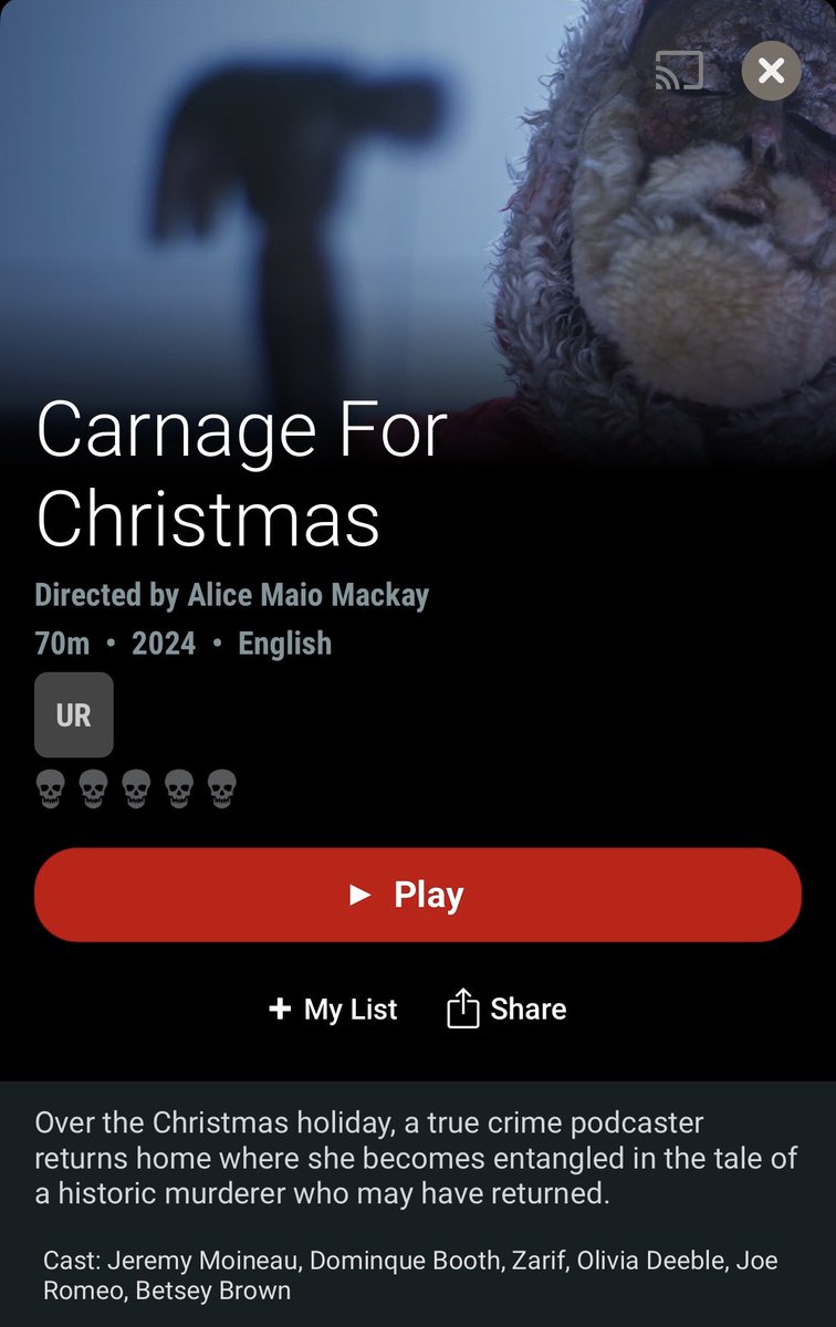 alicemaiomackay's tweet image. All 5 of my trans horror features are now streaming exclusively on @Shudder ~ all made for no money before I turned 20. Thank u to everyone for ur support🥹
