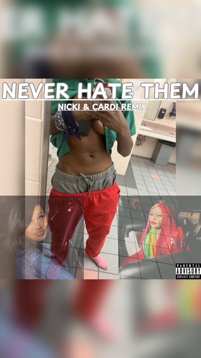 SexyAssFantasyB's tweet photo. “Never Hate Them” (Nicki & Cardi Remix) Full Song 24 minutes!!!!!! #gangstagoddessmusic #cardibsuriname #projectqueengg #happydecemberbirthdaylarissa #happypinkdecemberbirthday #PinkDecemberBirthday https://t.co/cdSyOy5TKQ
