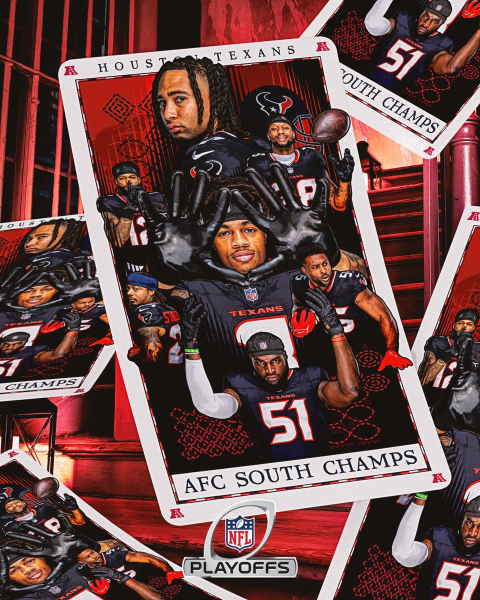 The <a href="/HoustonTexans/">Houston Texans</a> are AFC South Champions once again! #NFLPlayoffs

#EasyToCelebrate <a href="/budlight/">Bud Light</a>