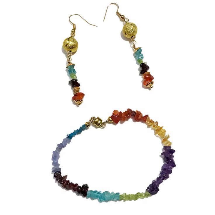 Covergirlbeads's tweet photo. Vibrant multi gems bracelet and earring set, eight colors of semiprecious nugget beads, french wire earrings, magnetic clasp #shopsmall #shophandmade #CMTT @hvaradhan
https://t.co/bVkqeBu5Je https://t.co/FeAY0pdBw0