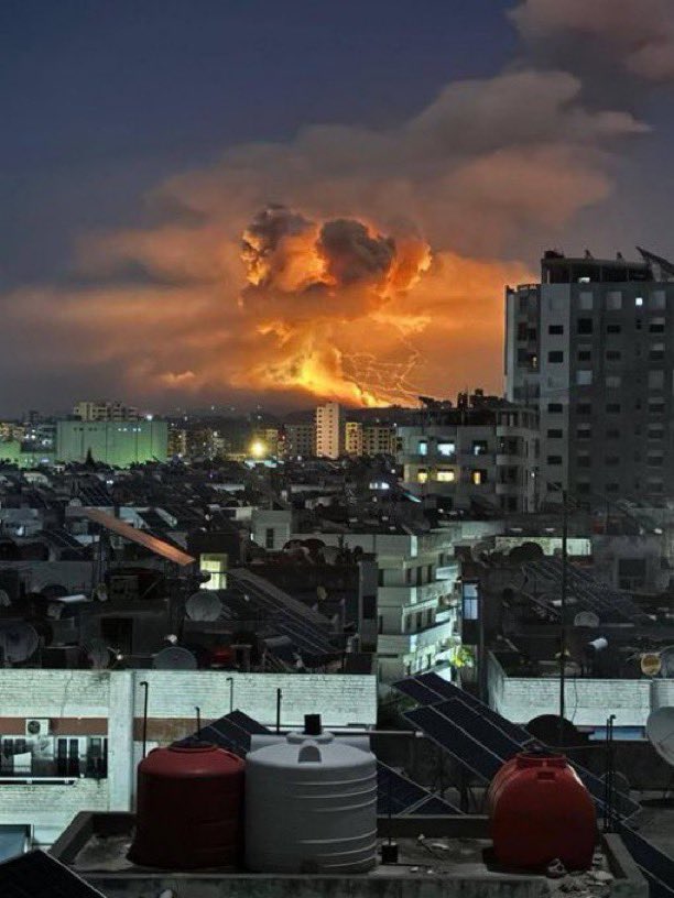 BenefitNews24's tweet photo. #Did #Israel accidentally #detonate #Syria's #nuclear-weapons during its #bombing near #Tortus in #Northwestern #Syria? How can a #typical #munition #detonation cause an #earthquake #impact and send the #sound and #power travel 800 #kilometres? It doesn't sound like the #smokeclouds from #conventional #ammunition.