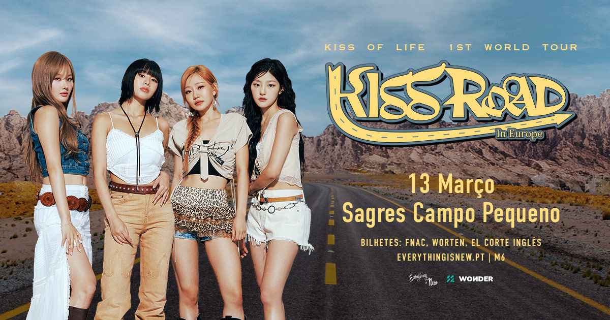 EverythingNewPT's tweet photo. A sensação do K-pop, @KISSOFLIFE_S2, estreia-se em Portugal nesta que é a sua primeira digressão mundial! 🤩
📍 13 de março no Sagres Campo Pequeno

🎫 Bilhetes disponíveis no dia 19 de dezembro, quinta-feira às 10h, nos locais habituais e em https://t.co/eVnJzT6dAY https://t.co/kFq8MwZyyG