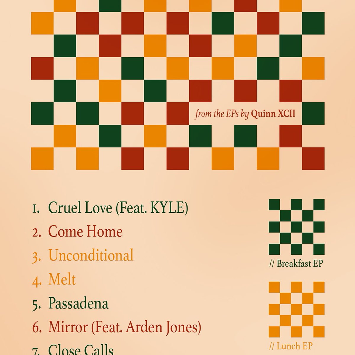 peterhinton's tweet photo. For the first time in a long time, I designed something for no reason – a welcome little change-up.

@QuinnXCII is never far from my playlist, and this year he dropped a three-part EP series; Breakfast, Lunch, and Dinner. 

#quinnxcii #mustardmike #design #concept #menu #redzone https://t.co/QeSzzdzror