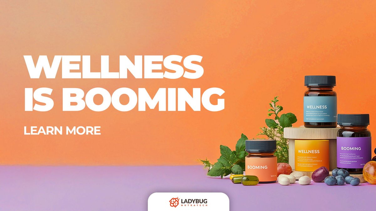 LadybugNutra's tweet photo. The global wellness market is set to reach $977 billion by 2032, and Ladybug Nutratech is at the forefront of this growth. From product innovation to strategic expansion, we’re leading the way.

👉 Read more about our impact: https://t.co/qpMt03c5Kl
$LBRG #WellnessTrends #LBRG https://t.co/8vTiusqjgc
