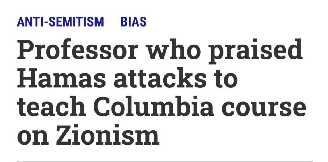 RitchieTorres's tweet image. Joseph Massad, who is an apologist for October 7th (calling it “astounding” and “incredible”), is going to teach a course on Zionism at Columbia University. What’s next at Columbia? David Duke teaching a course on antiracism.   

Why should US taxpayers subsidize ideological…