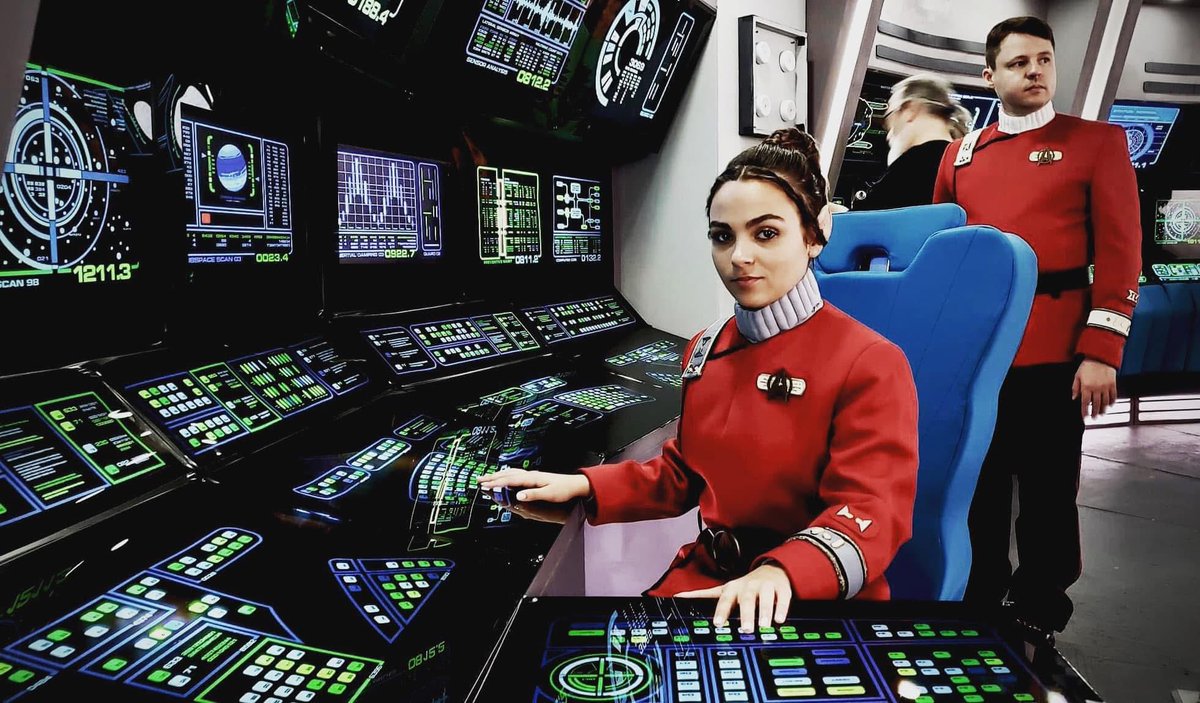 KaoticaStudios's tweet photo. Behind the scenes of #FarragutForward - one of the biggest Star Trek fan productions of all time! 🔥 🔥 🔥 

Featuring Brynn Elders as LT. Ty’Rea! 

#kaoticastudios #farragutfilms #startrek #fanfilm #bts #behindthescenes https://t.co/L9DW9RC37K
