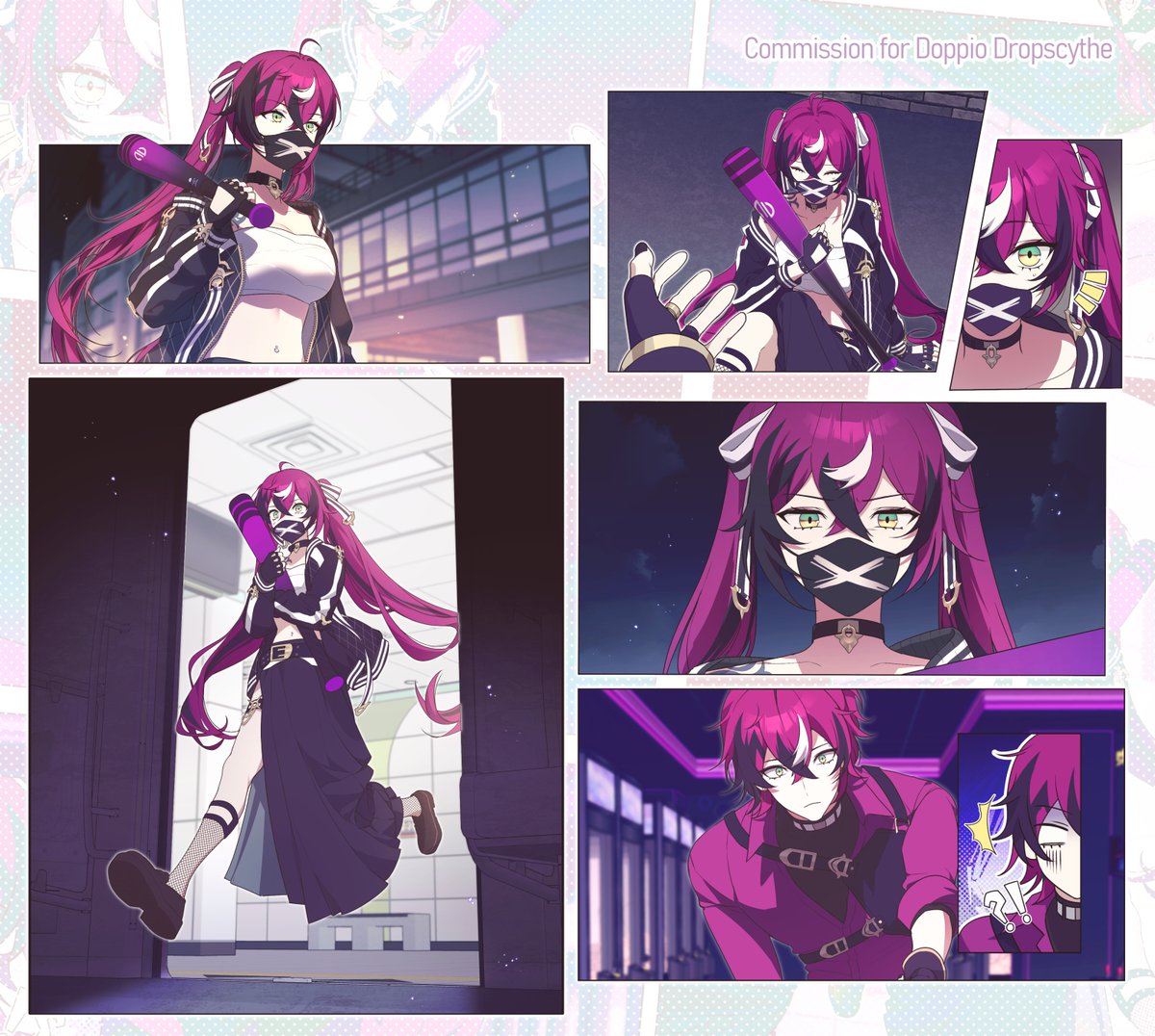 _ZZANGTO's tweet photo. Hi!
I had the honor of drawing the lore comic for Dolce 🍩🎆
Thank you so much to Doppio Dropscythe for giving me this amazing opportunity!✨ https://t.co/2gcU29d3Ih