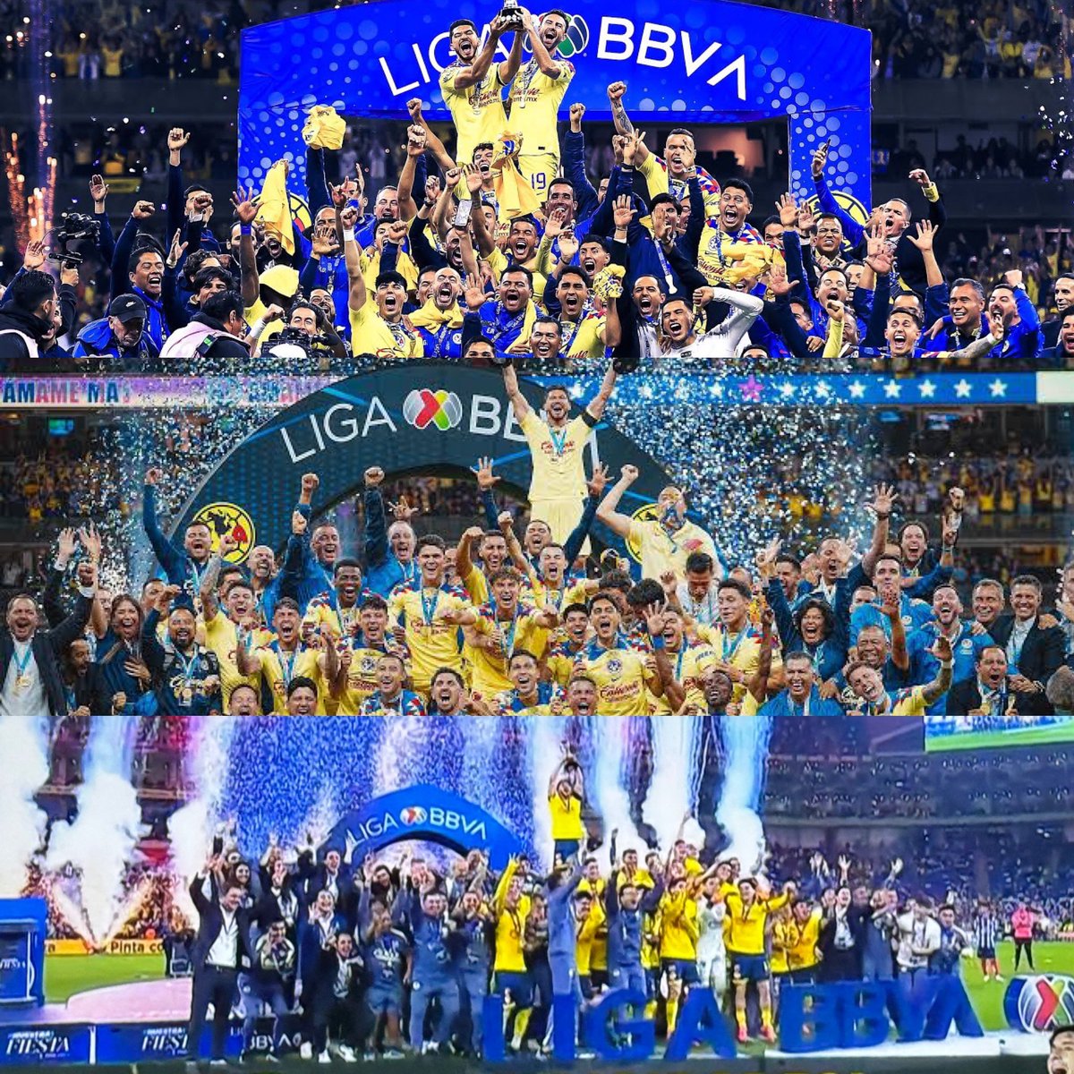 vlasdelcrema's tweet photo. Todos de pie porque este momento no se volverá a vivir pronto: estamos viendo al mejor Club América de la historia. 

De pie ante el TRICAMPEÓN. https://t.co/6kehyVSxuF