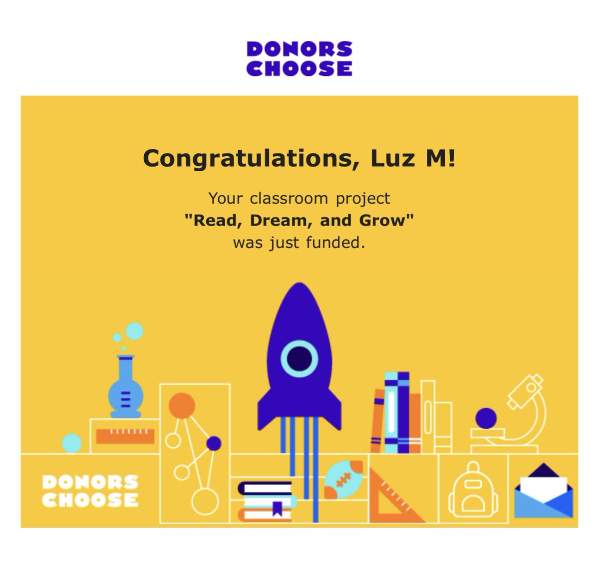 I can't wait to see the faces of my students tomorrow when I share the great news with them. <a href="/MarcellaES_AISD/">Marcella Elementary</a>