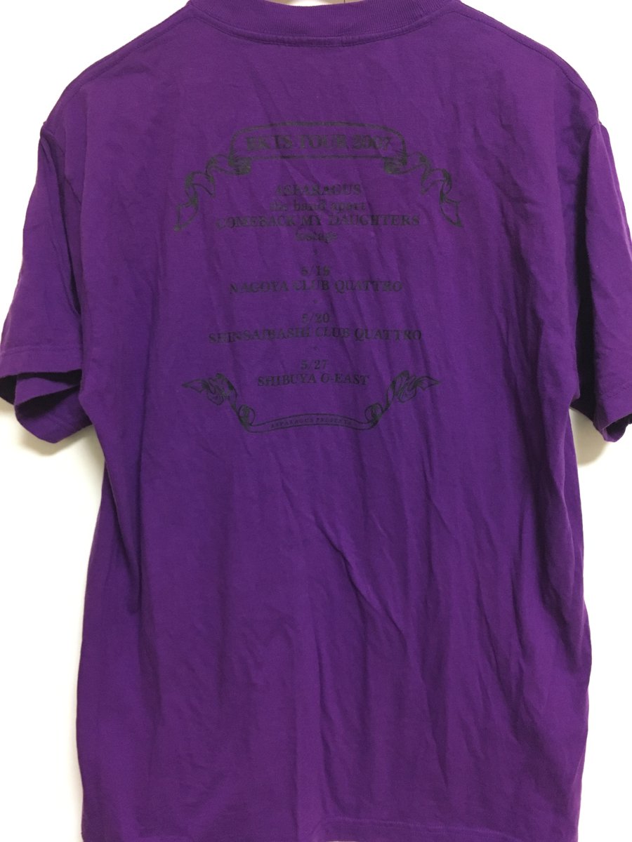 Top_40_Age's tweet photo. #617 BKTS TOUR 2007
ASPARAGUS、the band apart、COMEBACK MY DAUGHTERS、lostageの合同ツアーTシャツ。
#マーチャンダイズ記録シリーズ #ASPARAGUS #アスパラガス #thebandapart #ザ・バンド・アパート #ComebackMyDaughters #CBMD #カムバック・マイ・ドーターズ #lostage #ロストエイジ #BKTS https://t.co/YhD1tqTSca