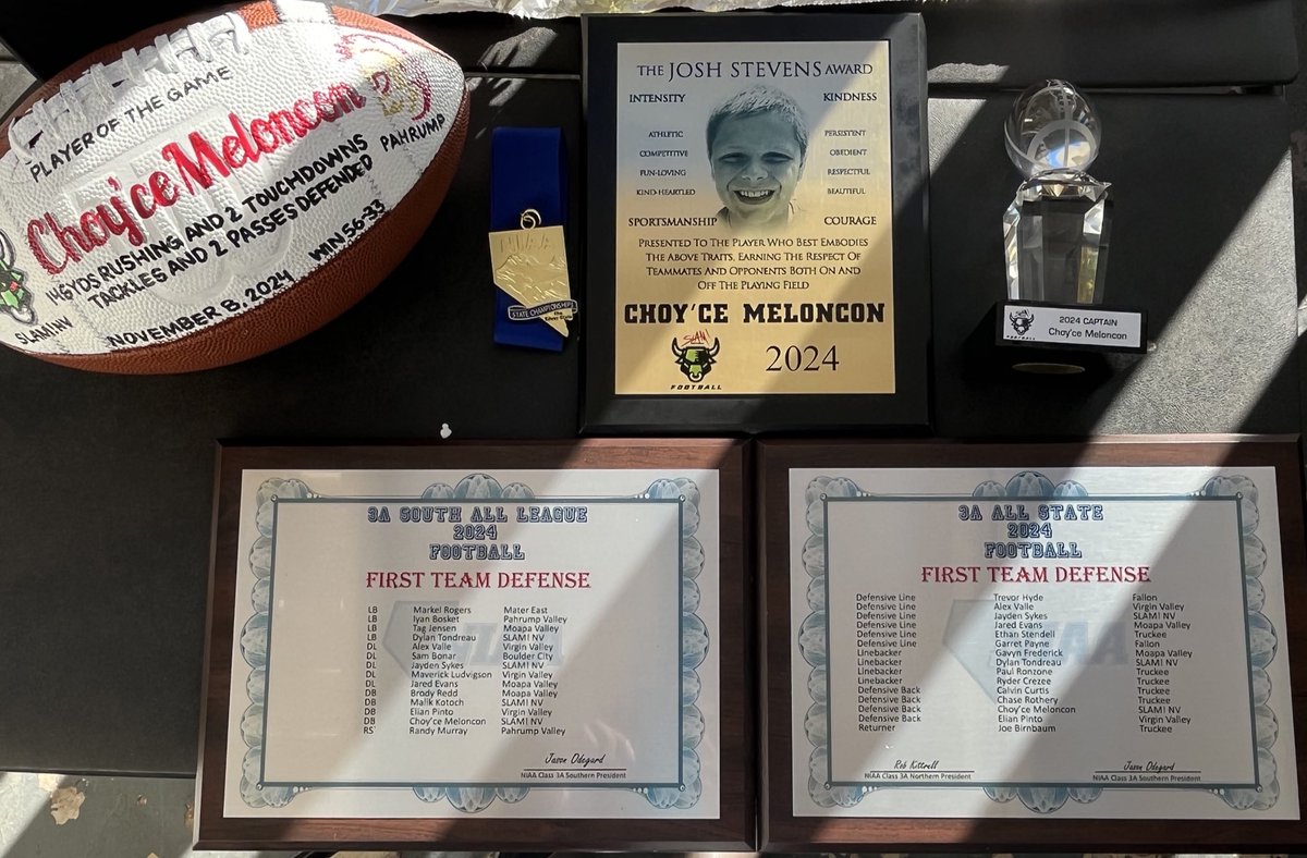 I am beyond blessed. Thank you <a href="/slamnvfootball1/">SLAMNVFOOTBALL</a> for this amazing journey and the endless love and support, forever thankful for everything💚🖤#GoBulls #Ohyeahbaby

• 3A 1st team all state cornerback
• 3A 1st team all league cornerback