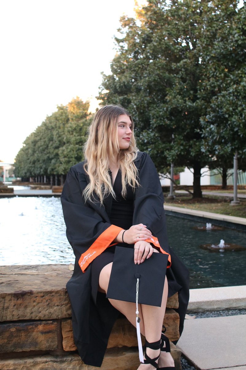 Mbennett6's tweet photo. What! Kenadee is graduating this coming week after 3 1/2 years of college at UTD. She chose UTD to serve her passions education &amp; playing basketball. Soon she realized she cannot achieve her biggest goal “quickly”without giving up her first love, basketball. I am so proud. #22 https://t.co/imjY5W5tyE