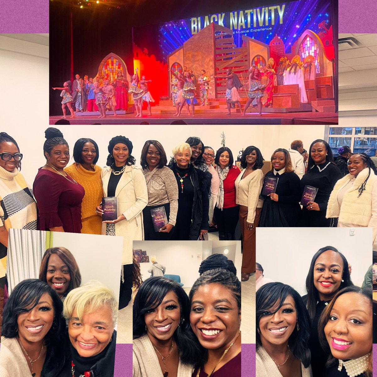 ksb1908's tweet photo. I never miss Black Nativity during the Christmas season.🎄🙌🏽This year, I attended with my 100 BW Coalition Sisters. 🥰I’ve been attending since 2019, and every year, the performance outdoes itself—truly a masterpiece that gets better and better!👏🏾#BlackNativity #tradition https://t.co/TI9frocc7G
